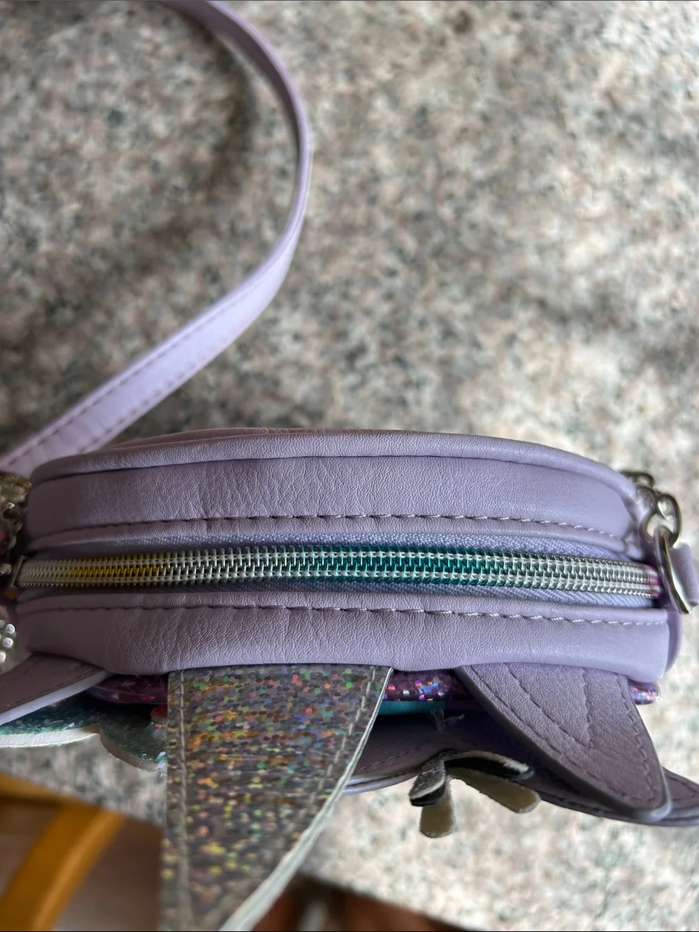 Miss Gwen’s OMG Lilac Unicorn Crossbody Bag for Kids